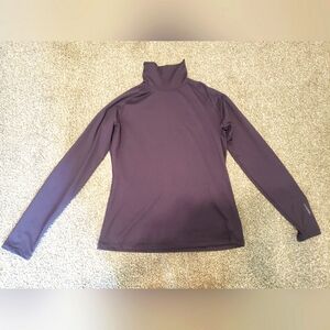 Alpine Design Turtle Neck Long Sleeve Athletic Shirt Purple Medium DriLogic